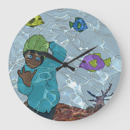 Relógio Grande Rocker Boy Clock