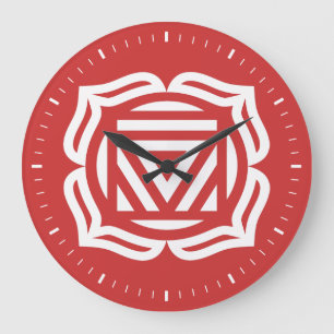 Relógio Grande Root Chakra Energy Wall Clock