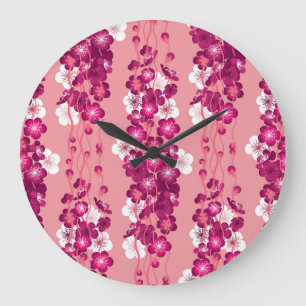 Relógio Grande Rosa rosa floresce: fundo sem problemas.