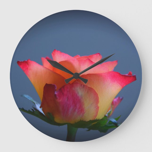 Relógio Grande Rosa Wall Clock (Frente)