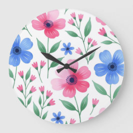 Relógio Grande  Rosewater Bloom Delight