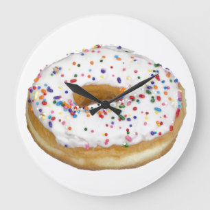 Relógio Grande ROSQUINHA Wall Clock para cozinha