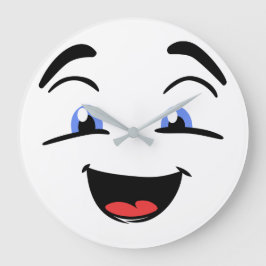 Relógio Grande Rosto Feliz Bonito