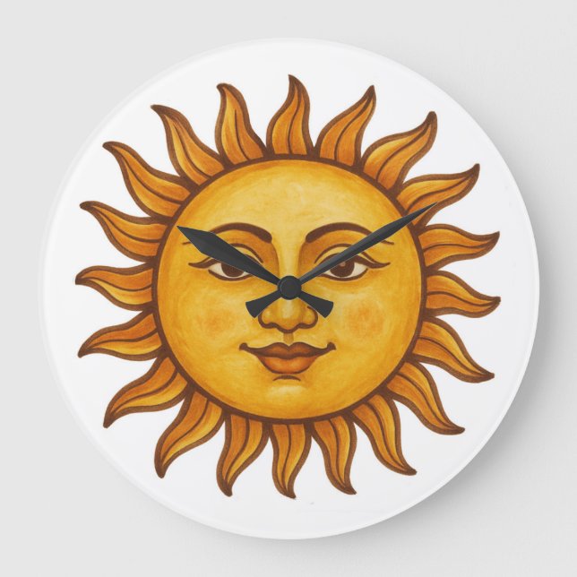 Relógio Grande Rosto solar (Frente)