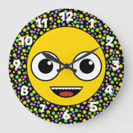 Relógio Grande Rostos sorridentes