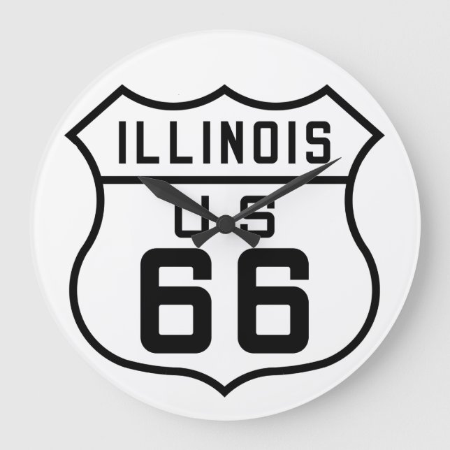 Relógio Grande Rota Illinois 66 (Frente)