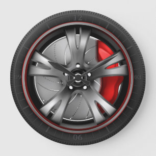 Relógio Grande Rotação das alças elegantes - Arte das rodas moder