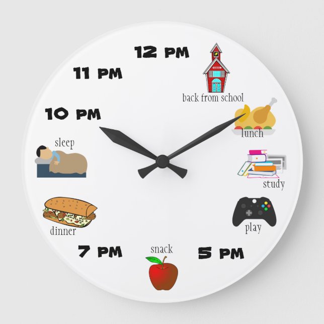 Relógio Grande rotina diária às 12h (Frente)