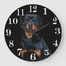 Relógio Grande Rottweiler