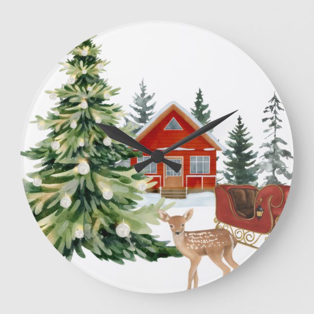 Relógio Grande Round Wall Clock (Frente)