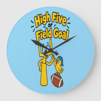 Relógio Grande Roupa Infantil de Desenho Animado High Five ou Fie