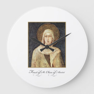 Relógio Grande Rua. Clare das Bênçãos do Banquete Assisi