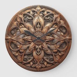 Relógio Grande rusted steel relief