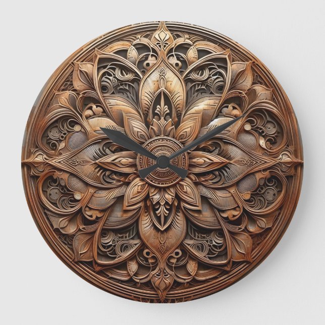 Relógio Grande rusted steel relief (Frente)