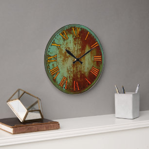Relógio Grande Rusty Old Clock