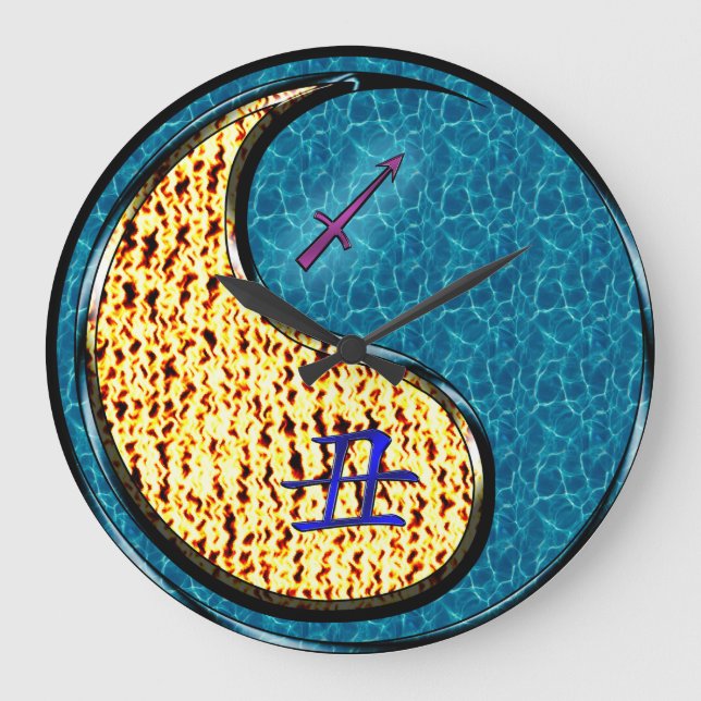 Relógio Grande Sagitário & Boi de Água (Frente)