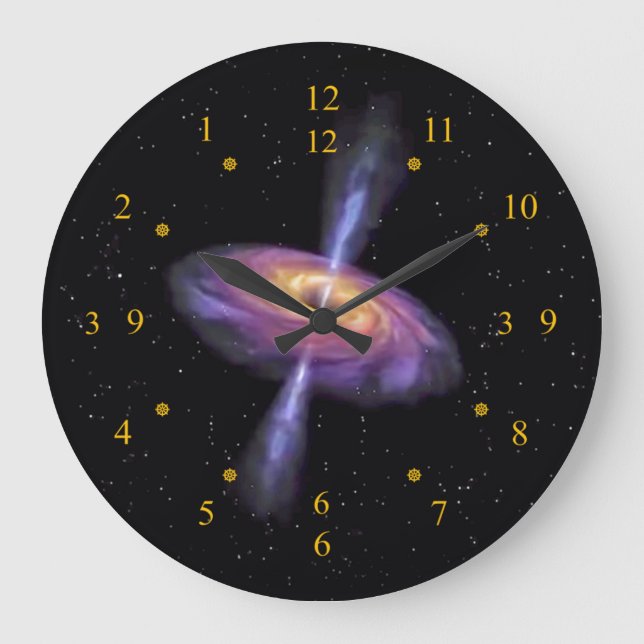 Relógio Grande  Sagittarius A Quasar V2 ~ Time Machine Clock ~  (Frente)