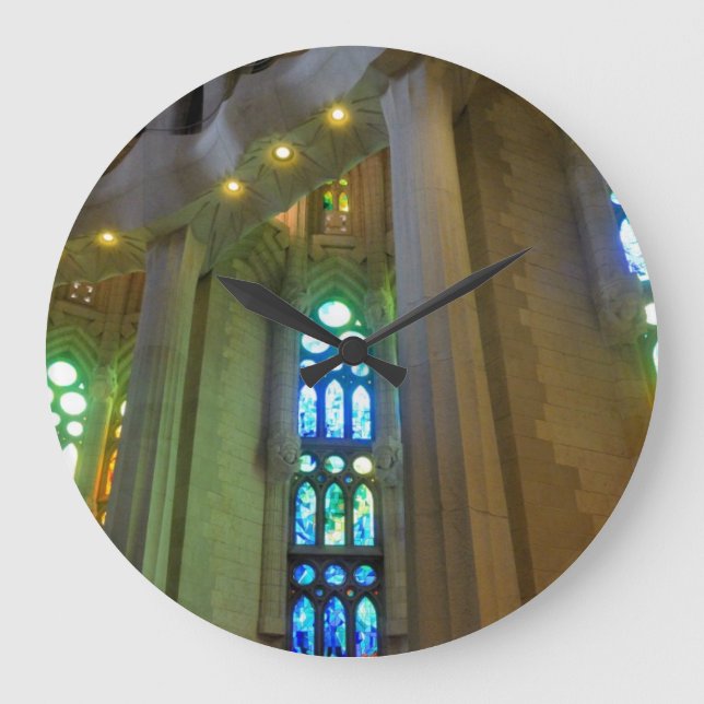 Relógio Grande Sagrada Familia. Interior (Frente)