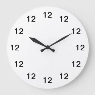 Relógio Grande ~Sala de Almoço Wallclock~ LUNCH ROOM WALLCLOCK.