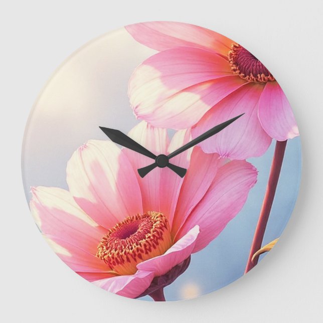 Relógio Grande Salmão beijado por sol (Frente)