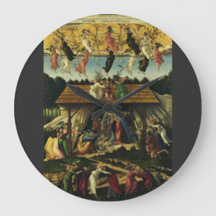 Relógio Grande Sandro Botticelli - O Nascimento Místico – Arte Er