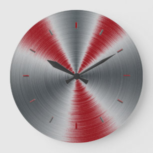 Relógio Grande Sangria Destaca Uma Cor