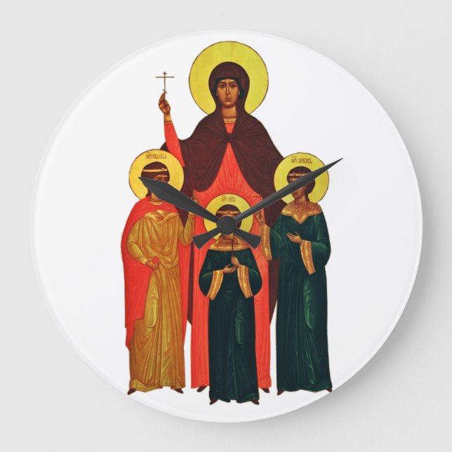 Relógio Grande Santa Sofia e Suas Filhas As Virtudes Eternas (Frente)