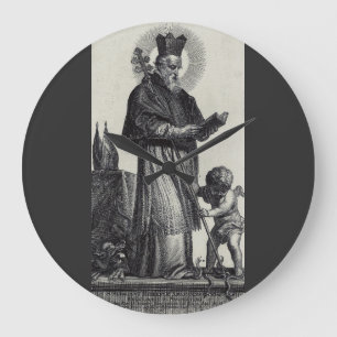 Relógio Grande Santo Patrick Bispo e Confessor