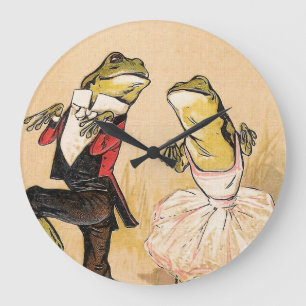 Relógio Grande Sapos da dança do vintage