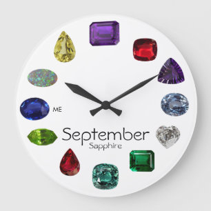 Relógio Grande Sapphire, setembro Birthstone
