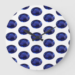 Relógio Grande Sapphire Setembro Birthstone Blue Large