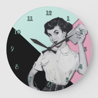 Relógio Grande Sassy Secretary Wall Clock