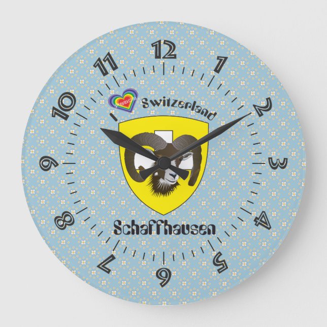 Relógio Grande Schaffhausen - Schweiz - Suisse - Svizzera Uhr (Frente)