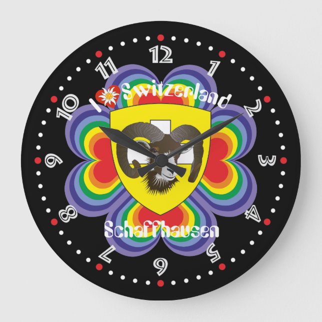 Relógio Grande Schaffhausen - Schweiz - Suisse - Svizzera Uhr (Frente)