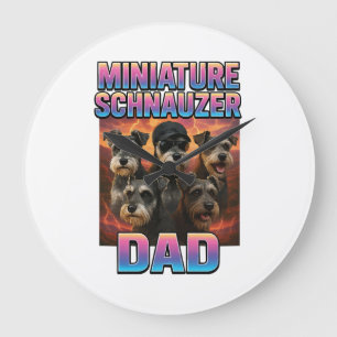 Relógio Grande Schnauzer Miniatura