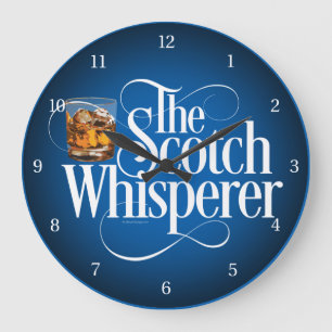 Relógio Grande Scotch Whisperer Large Clock