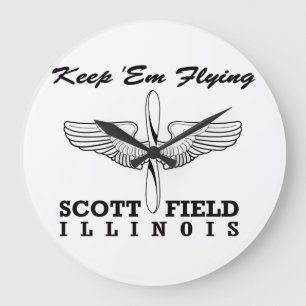 Relógio Grande Scott Field (Base da Força Aérea), Belleville, IL