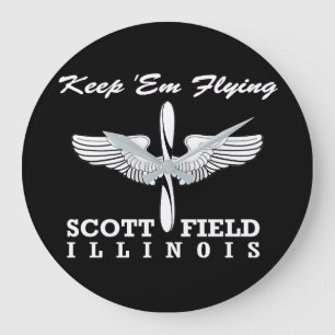 Relógio Grande Scott Field (Base da Força Aérea), Belleville, IL