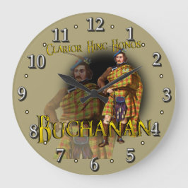 Relógio Grande Scottish Clan Buchanan Tartan