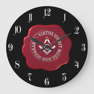 Relógio Grande Selo de cera másico