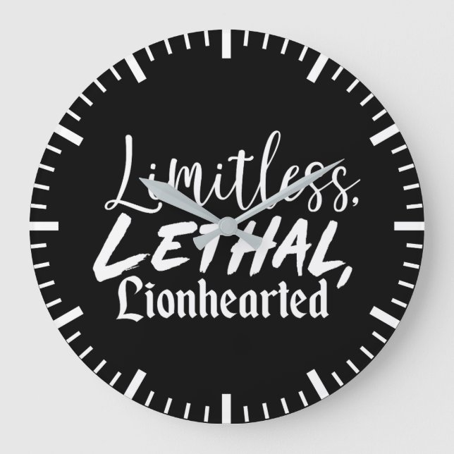 Relógio Grande Sem Limites - Giro, Hustle, Motivação De Sucesso (Frente)