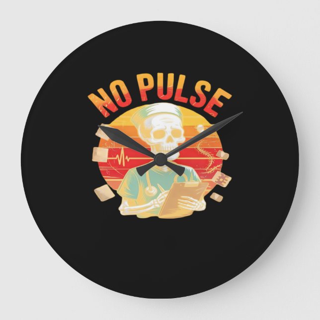 Relógio Grande Sem Pulso Enfermeira Enfermeira Engraçada Medicina (Frente)