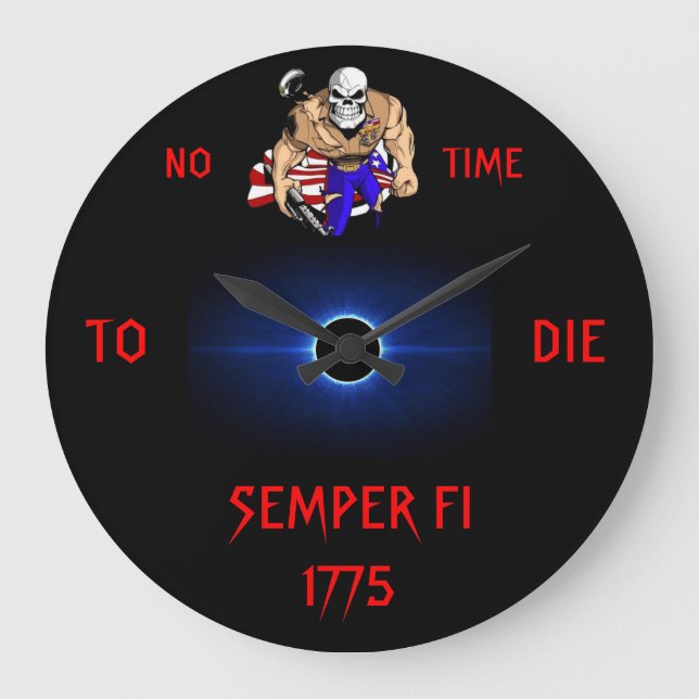 RELÓGIO GRANDE SEM TEMPO PARA MORRER (Frente)