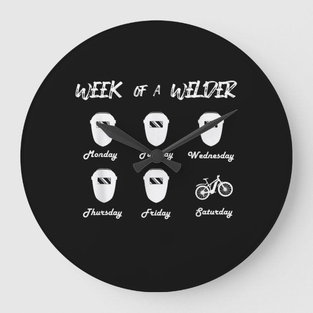 Relógio Grande Semana de Soldadura de Bicicletas (Frente)