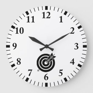 Relógio Grande Seta atinge um alvo redondo