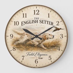 Relógio Grande Setter Inglês, A Arte da Caça