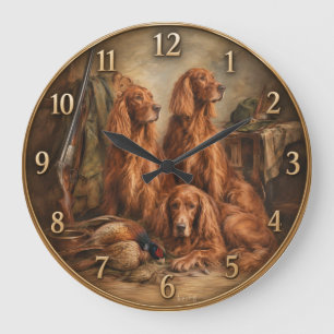 Relógio Grande Setter Irlandês, Arte