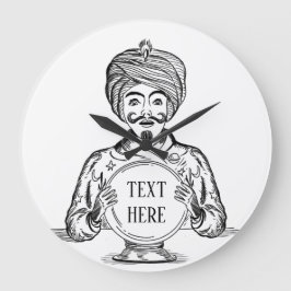 Relógio Grande Seu futuro "Personalizar Texto"