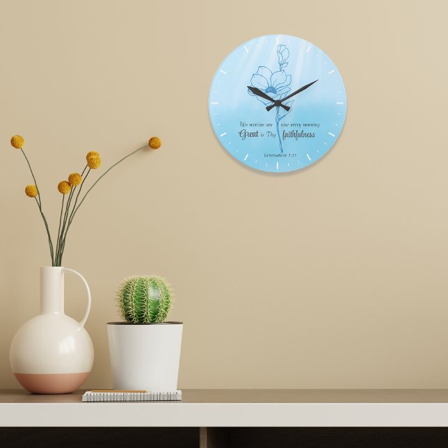 Relógio Grande Seus compaixões são novos todas as manhãs Bíblias  (Criador carregado)