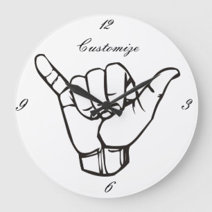 Relógio Grande Shaka Brah Wave Thunder_Cove Havaiana